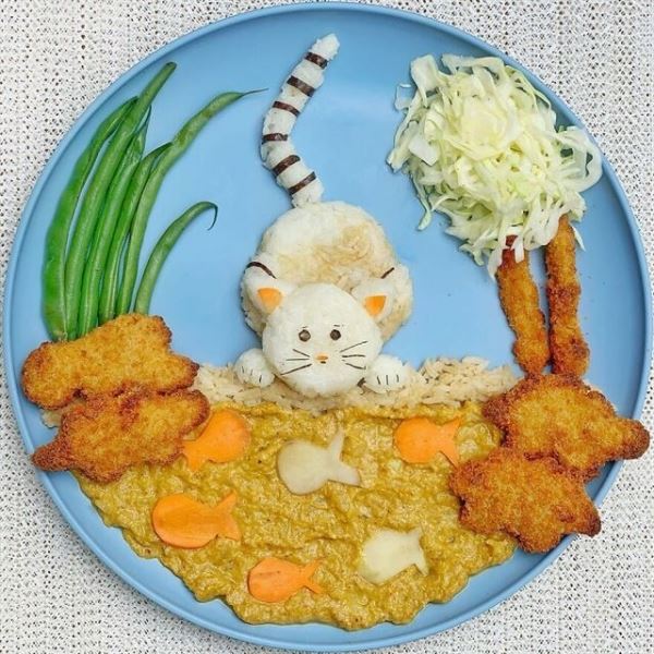 Фуд-арт для детей, или Еда, которую маленькие дети съедят за обе щёки (28 фото)